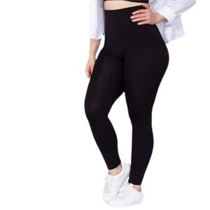 2 Pair!  *NWT* Empetua High Waisted Shaping Leggings Black Size XL